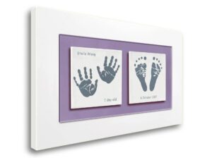 Baby keepsake frame handprints & footprints
