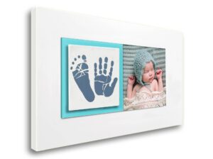 Baby keepsake frame handprints & footprints & photo