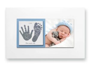 Baby keepsake frame handprints & footprints & photo