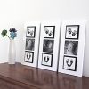 Enamel baby keepsake frame handprints, footprints & baby photo
