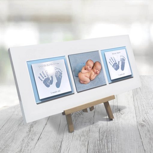 Twins baby keepsake handprints & footprints