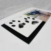 Pet paw prints enamel keepsake frame