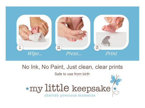 Inkless Print Kit for Baby handpints and footprints
