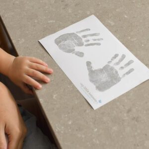 baby inkless handprint