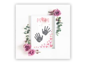 Mother's Day Gift Idea - Inkless Baby Handprints