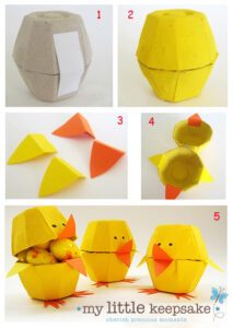 Easter Chick Easy Craft Idea for Children