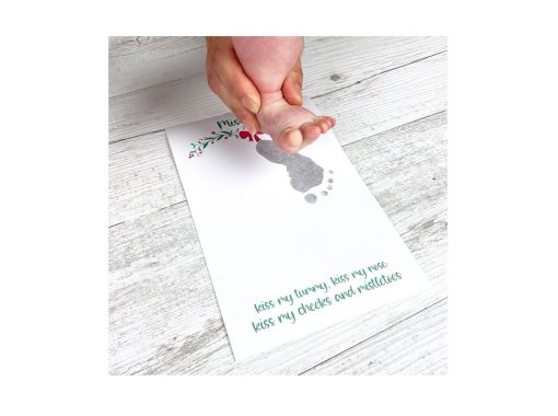 babys first christmas keepsake baby footprints