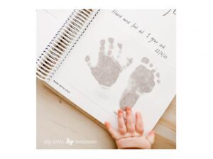 inkless baby handprint and footprint keepsake book