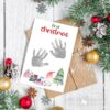 Baby first Christmas handprints - inkless print kit