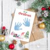 Baby's First Christmas - Christmas baby hand & footprints - gift idea
