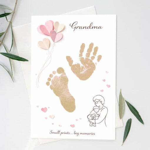 mother's Day baby hand & footprint inkless print kit