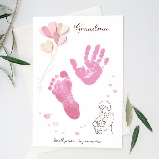 mother's Day baby hand & footprint inkless print kit