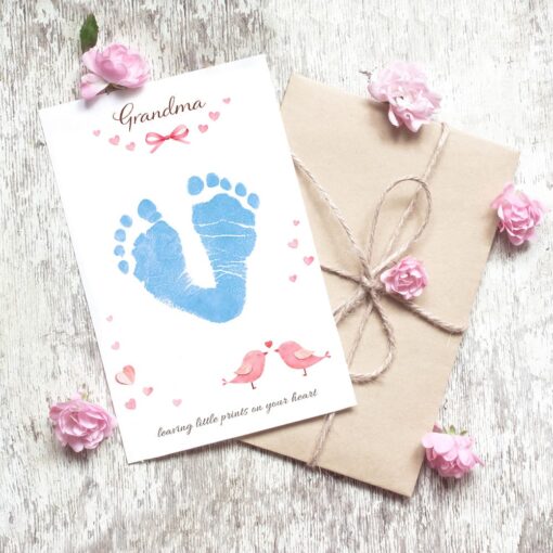 mother's Day baby hand & footprint inkless print kit