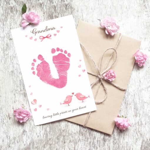 mother's Day baby hand & footprint inkless print kit