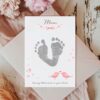 mother's Day baby hand & footprint