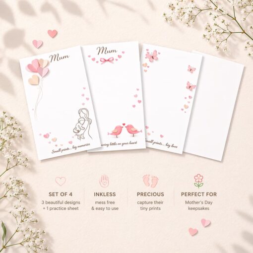 Mother's Day footprint baby keepsake for Mum