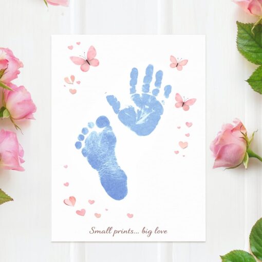mother's Day baby hand & footprint inkless print kit