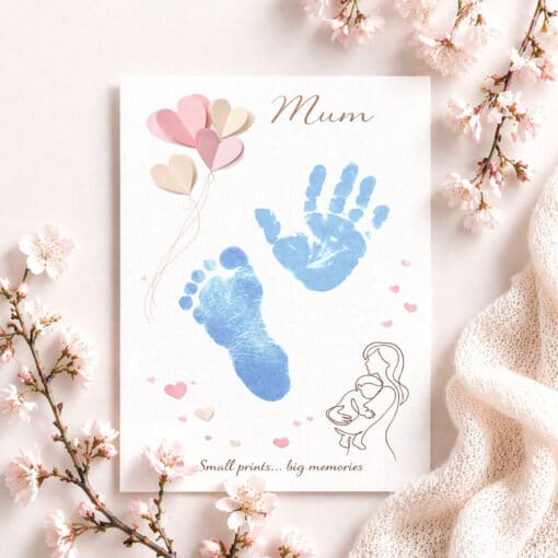 mother's Day baby hand & footprint inkless print kit