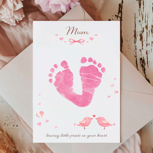 mother's Day baby hand & footprint inkless print kit