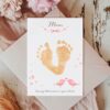 mother's Day baby hand & footprint