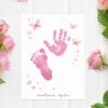 mother's Day baby hand & footprint