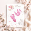 mother's Day baby hand & footprint